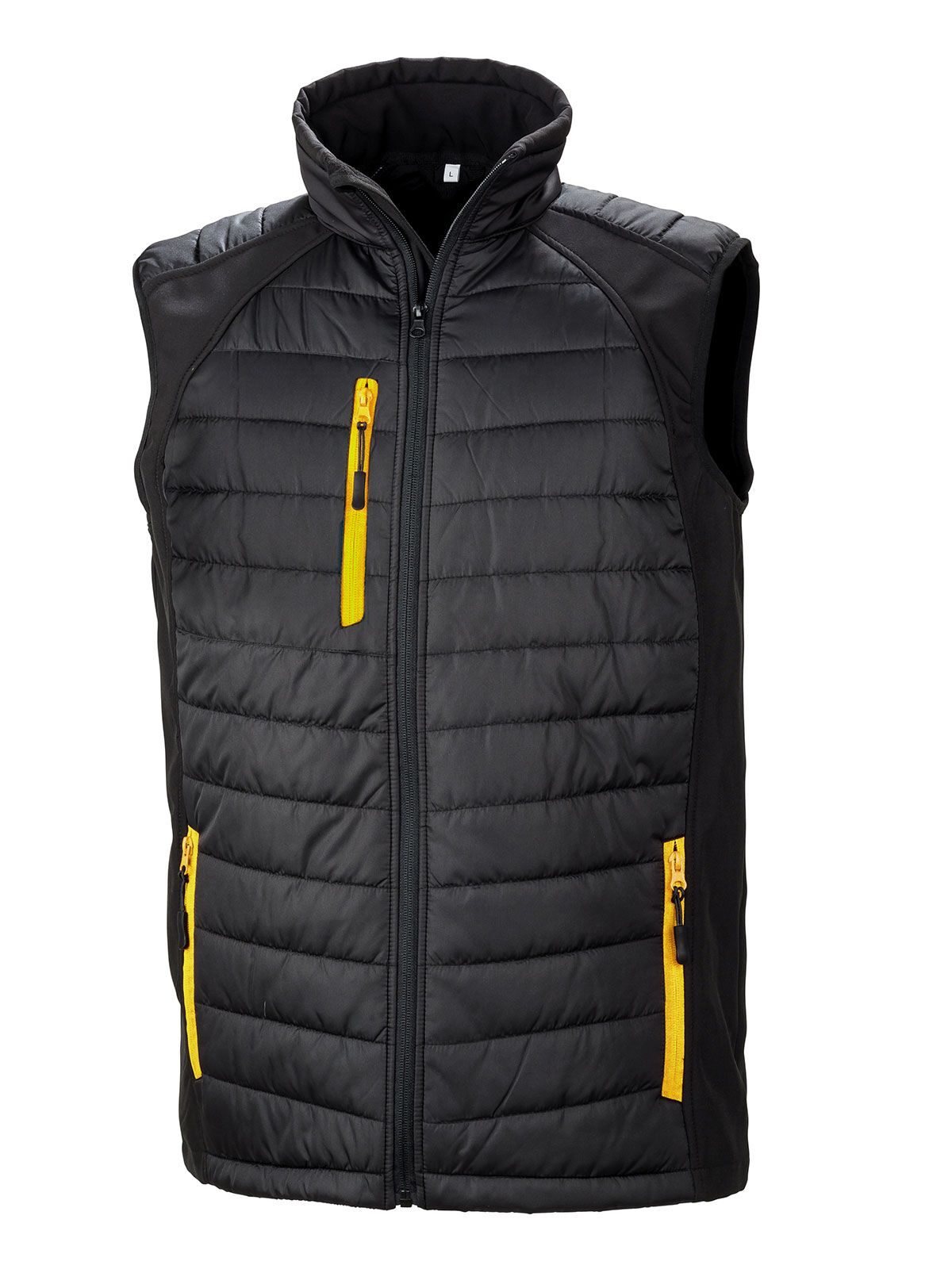 Black Compass Padded Softshell Gilet