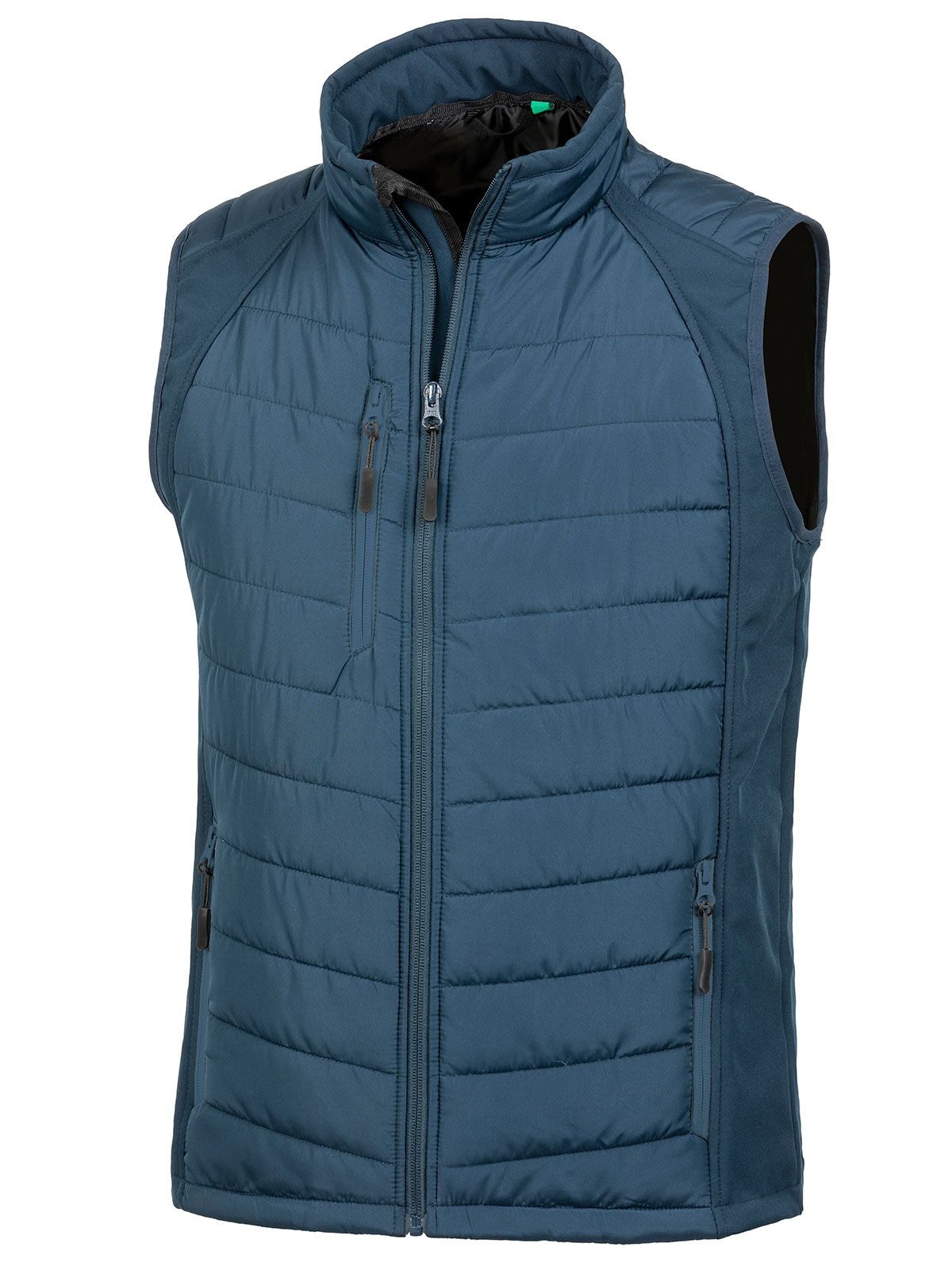 Black Compass Padded Softshell Gilet