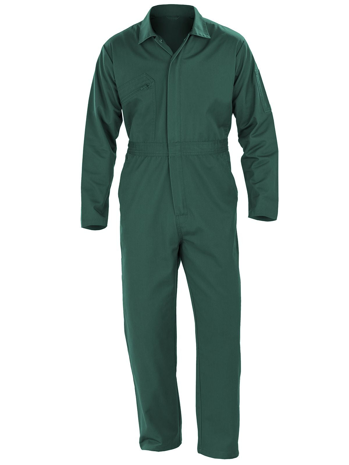 Recycled Action Overall With Zip Front