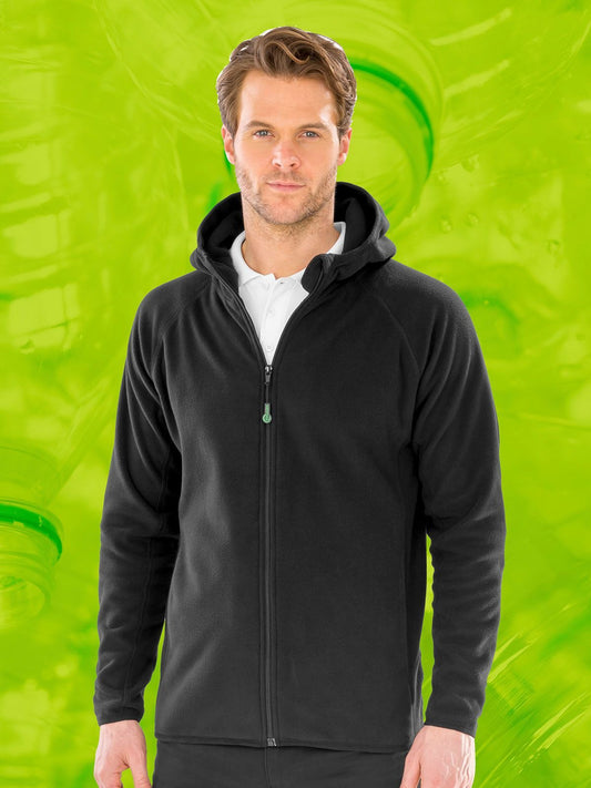 Hooded Recycled Microfleece Jacket
