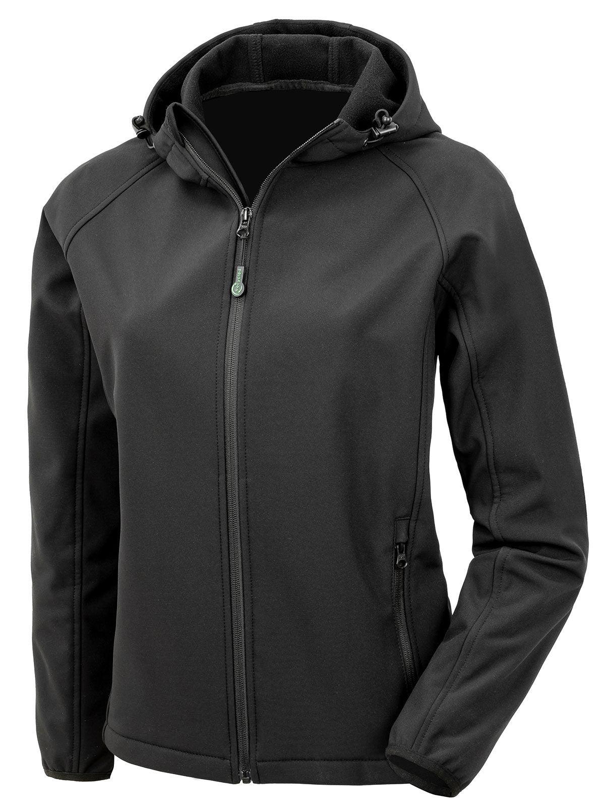 Recycled printable 3-layer hooded softshell