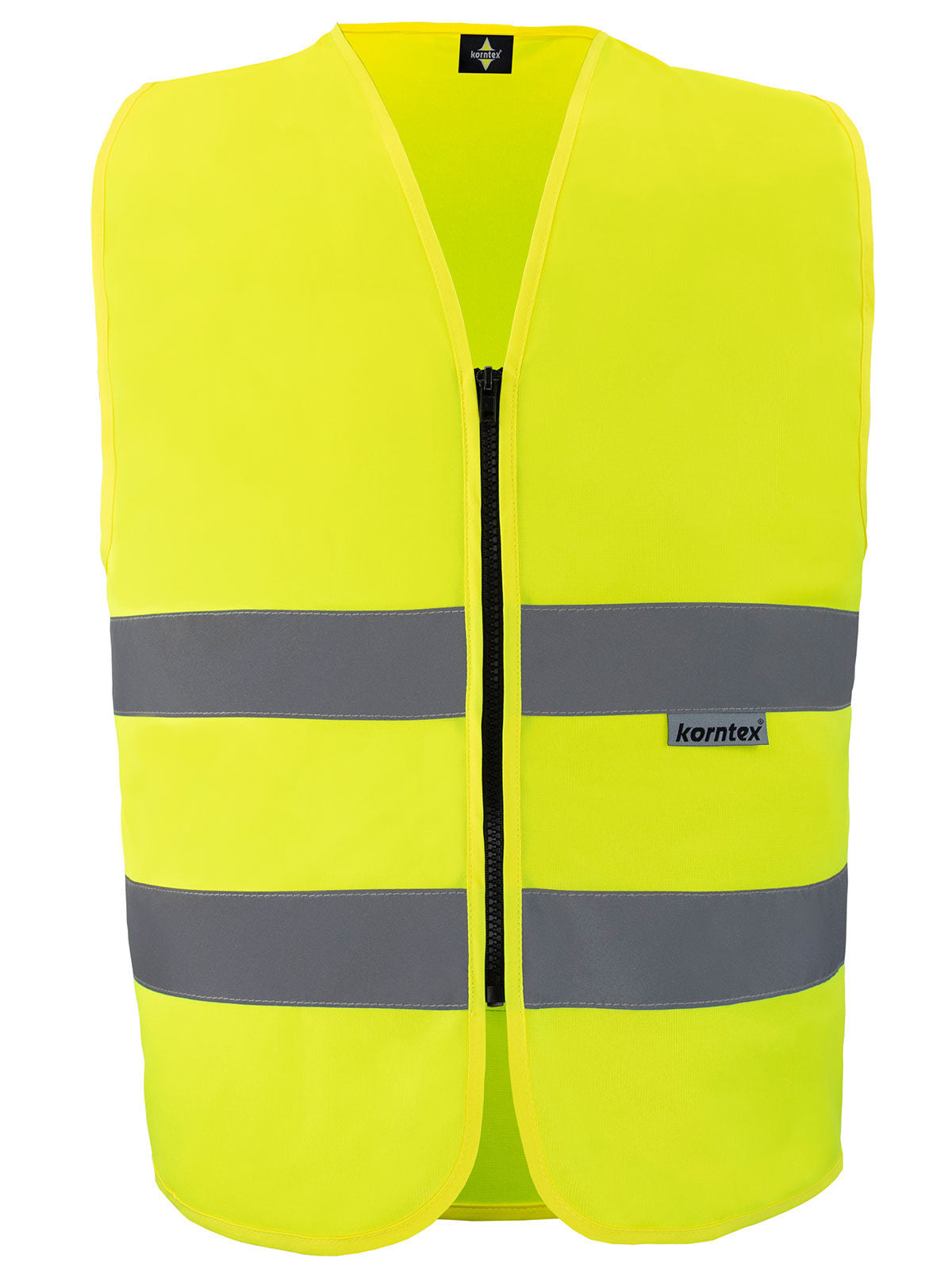 Korntex Safety Vest with Zipper   Cologne