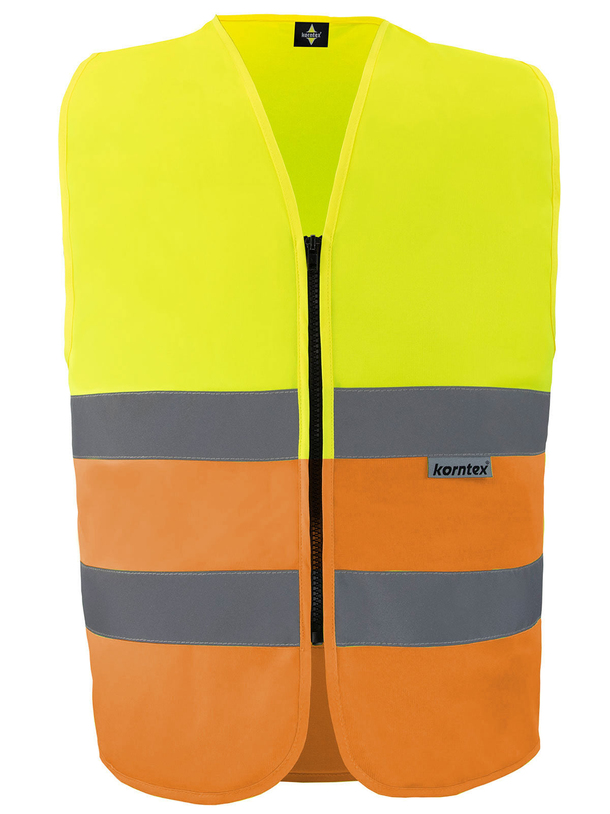 Korntex Safety Vest with Zipper   Cologne