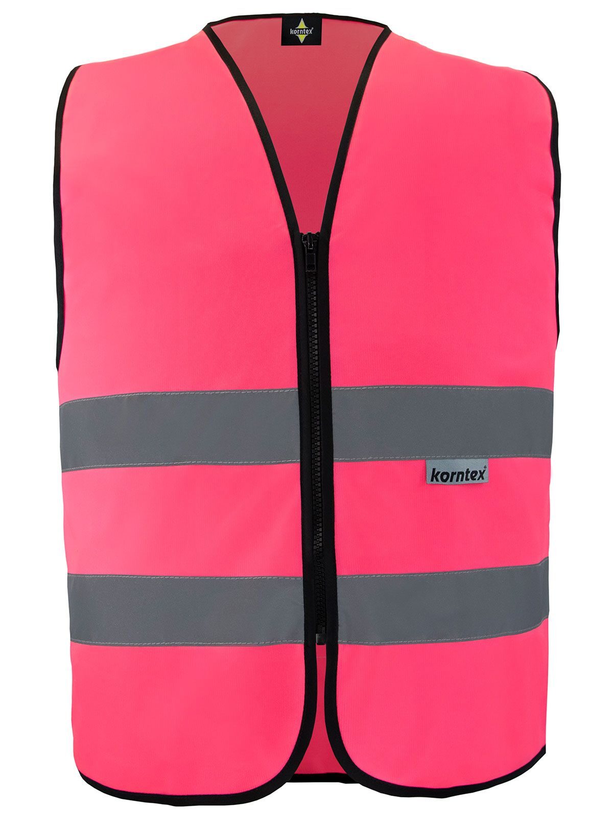 Korntex Safety Vest with Zipper   Cologne