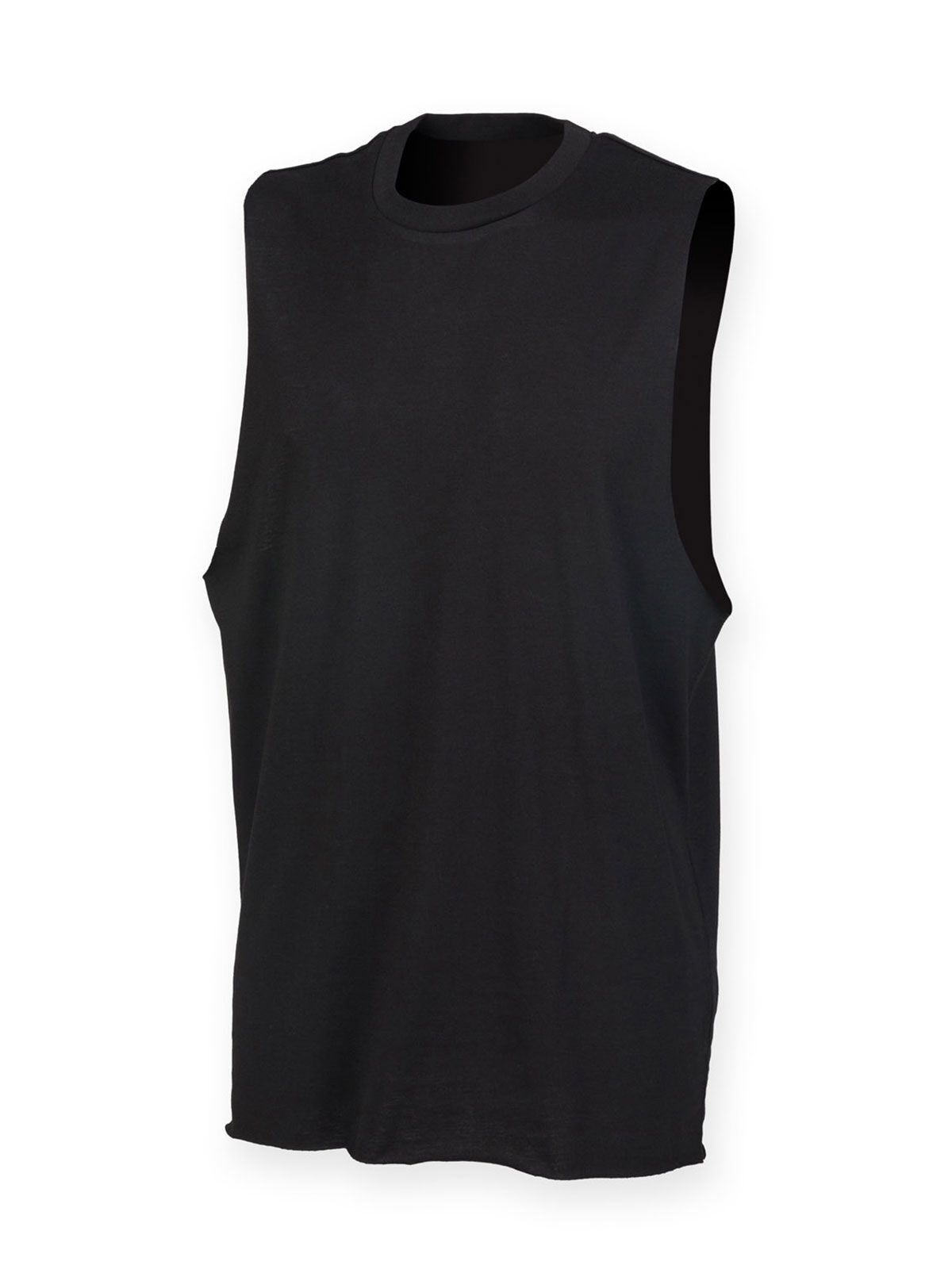 Men's High Neck Slash Armhole Vest