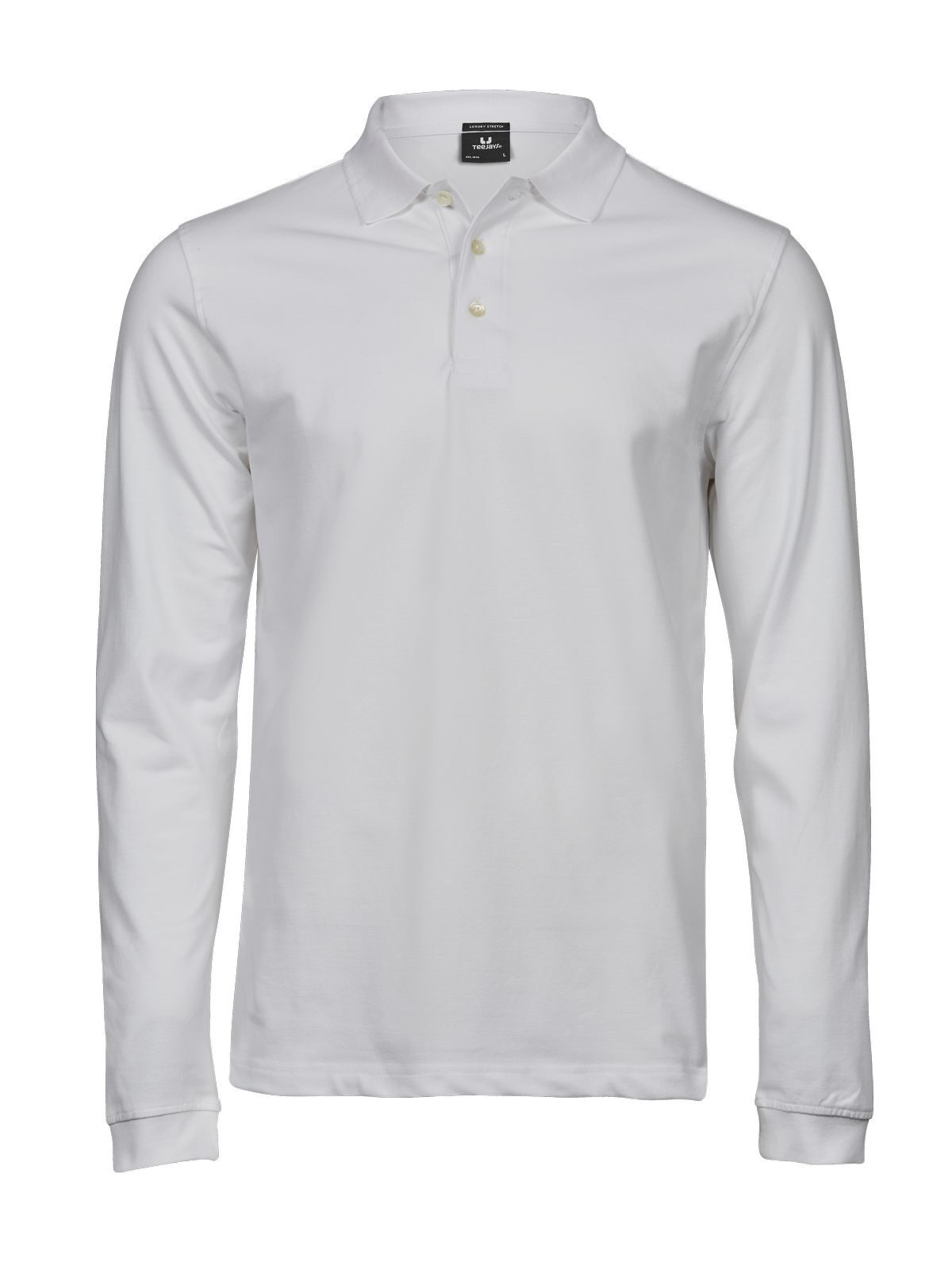 Luxury Stretch Long Sleeve Polo