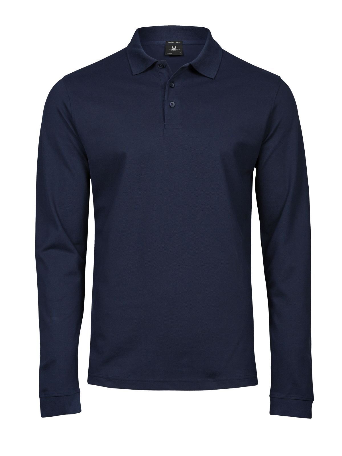 Luxury Stretch Long Sleeve Polo