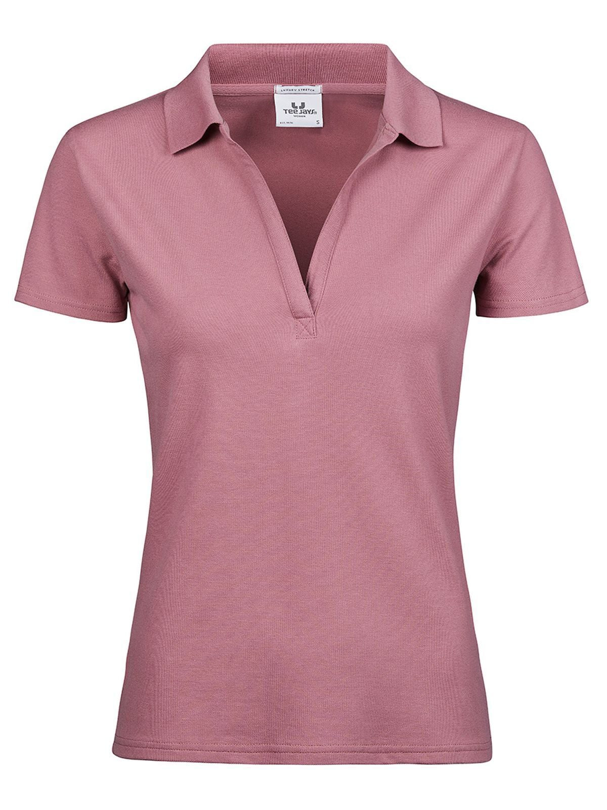 Women Luxury Stretch V Polo