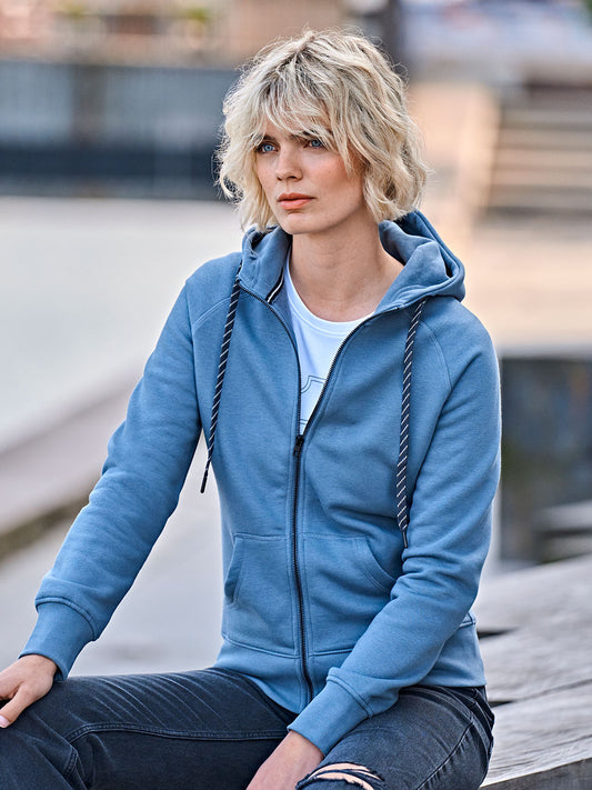 Ladies Fashion Full Zip Hood