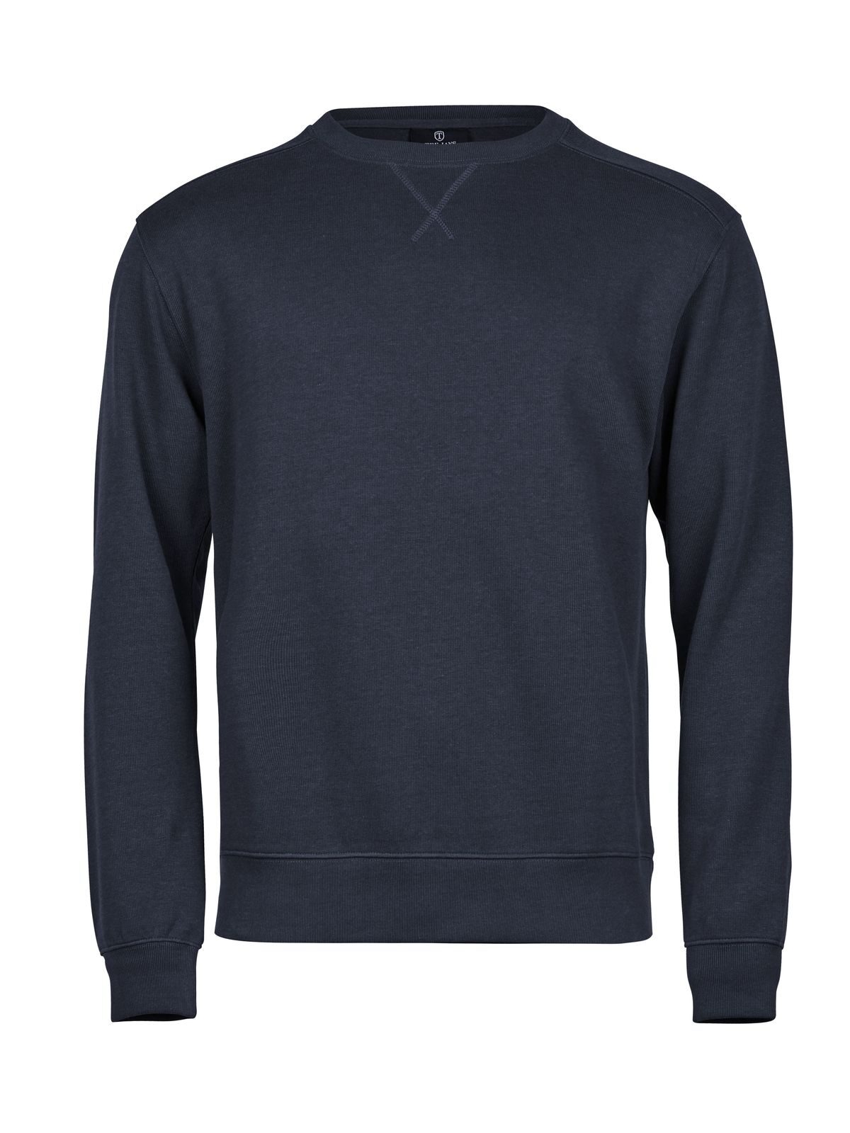 Ribbed Interlock Crew Neck