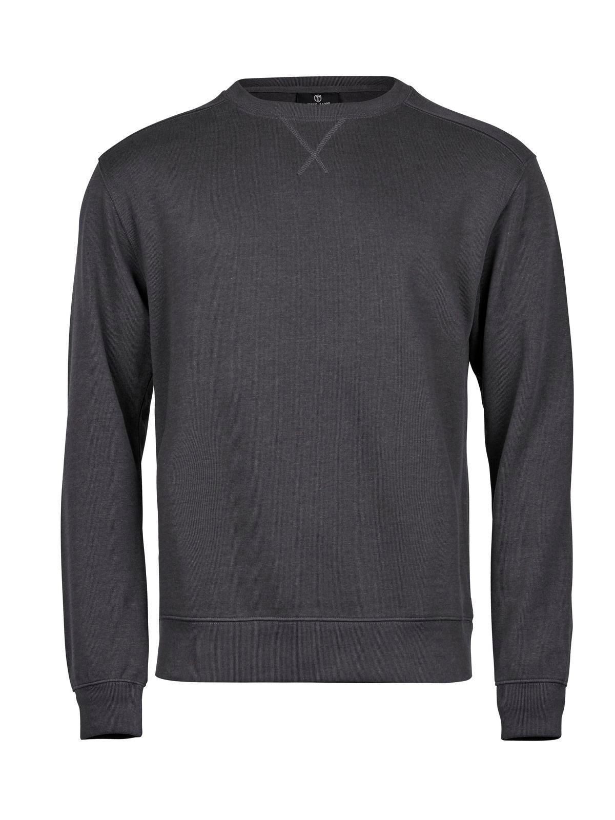Ribbed Interlock Crew Neck