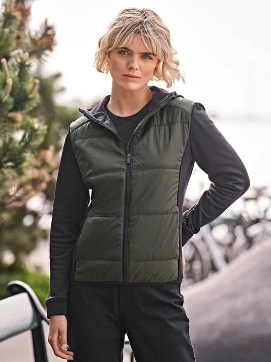 Womens Hybrid-Stretch Hooded Jacket