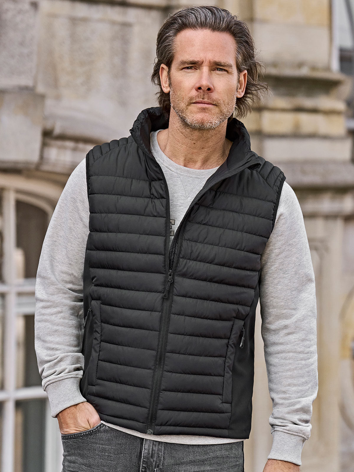 Men's crossover bodywarmer