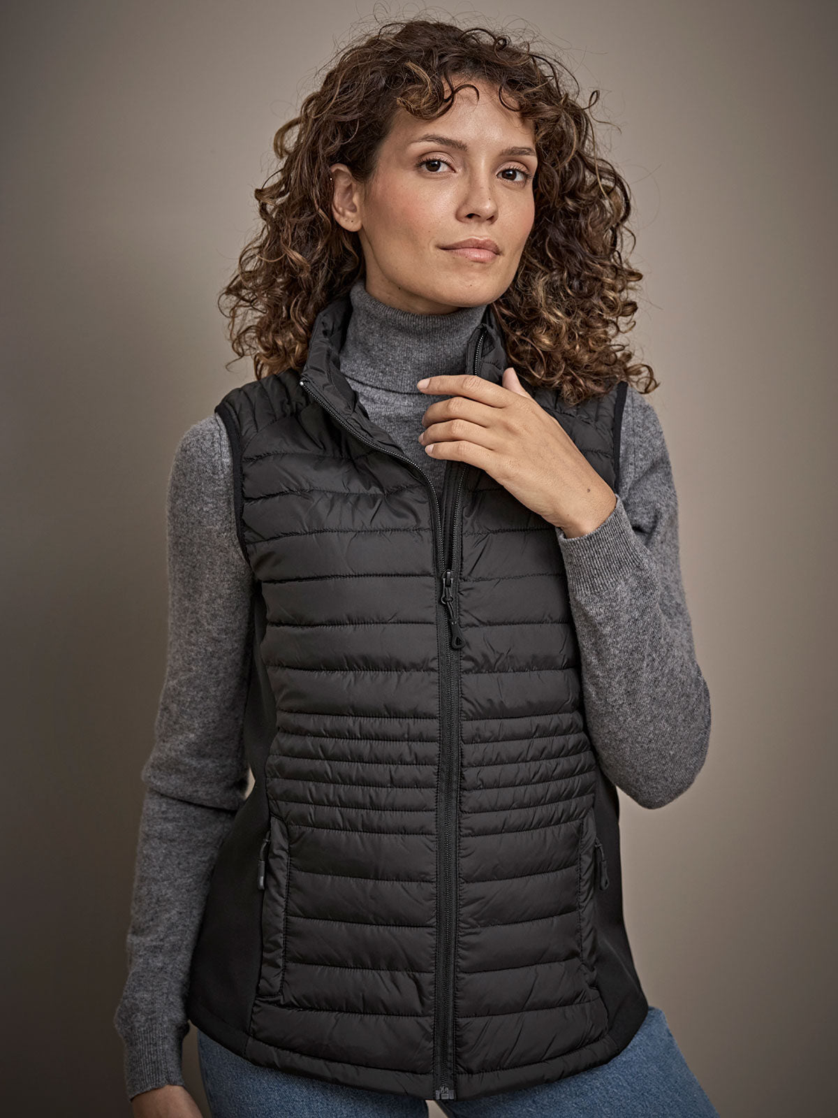 Ladies crossover bodywarmer