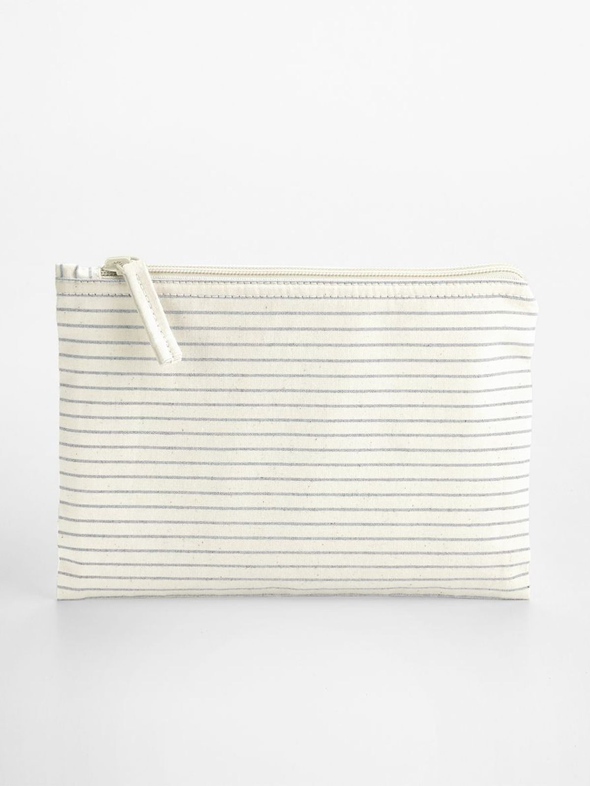 Striped Organic Cotton Accessory Pouch