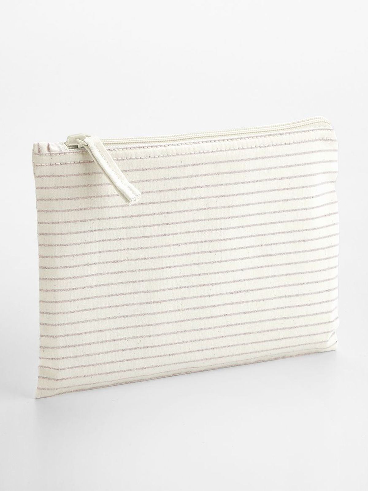 Striped Organic Cotton Accessory Pouch