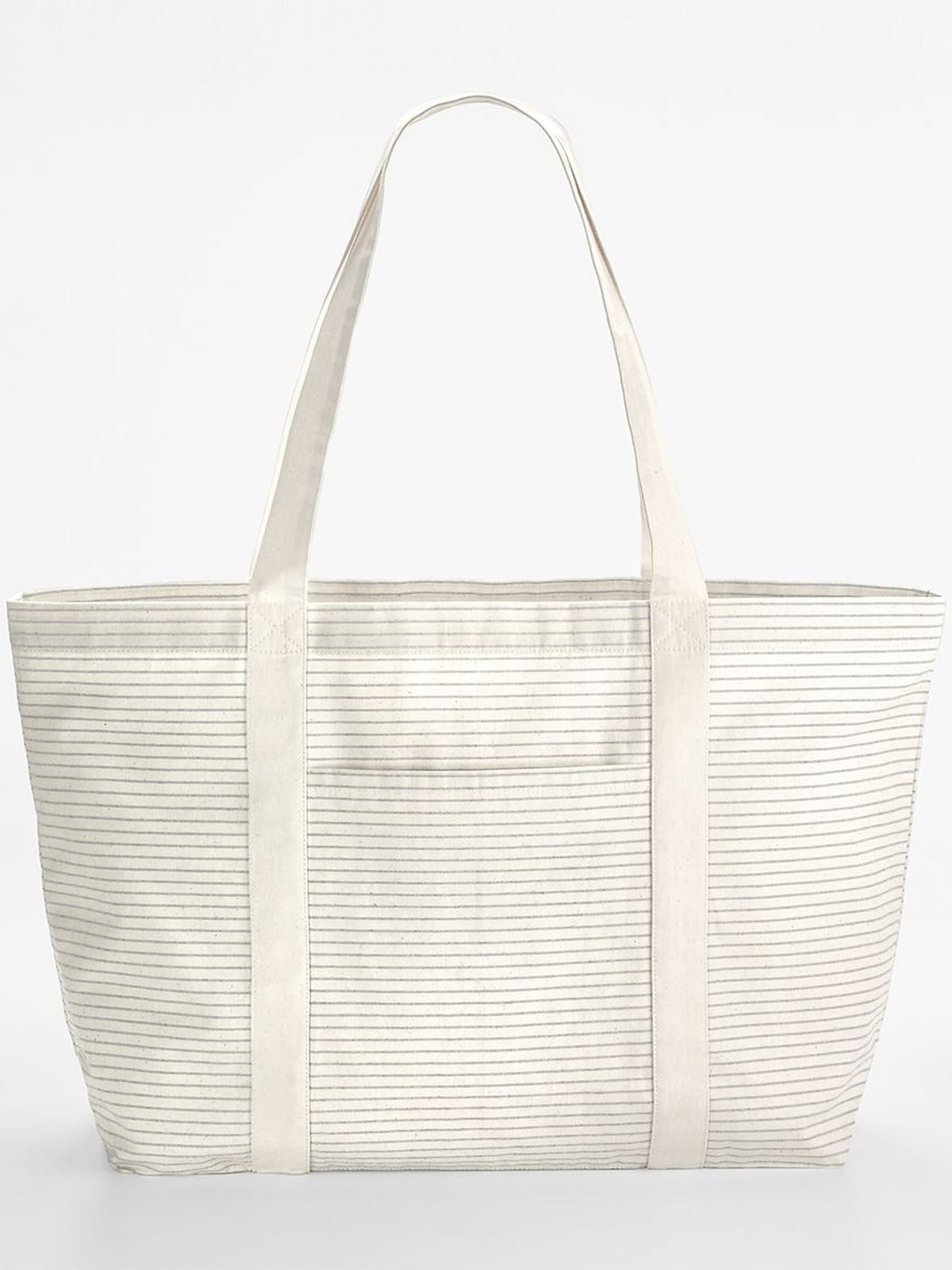 Striped Organic Cotton Shopper