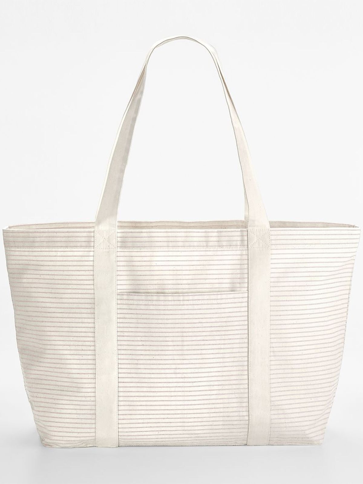 Striped Organic Cotton Shopper