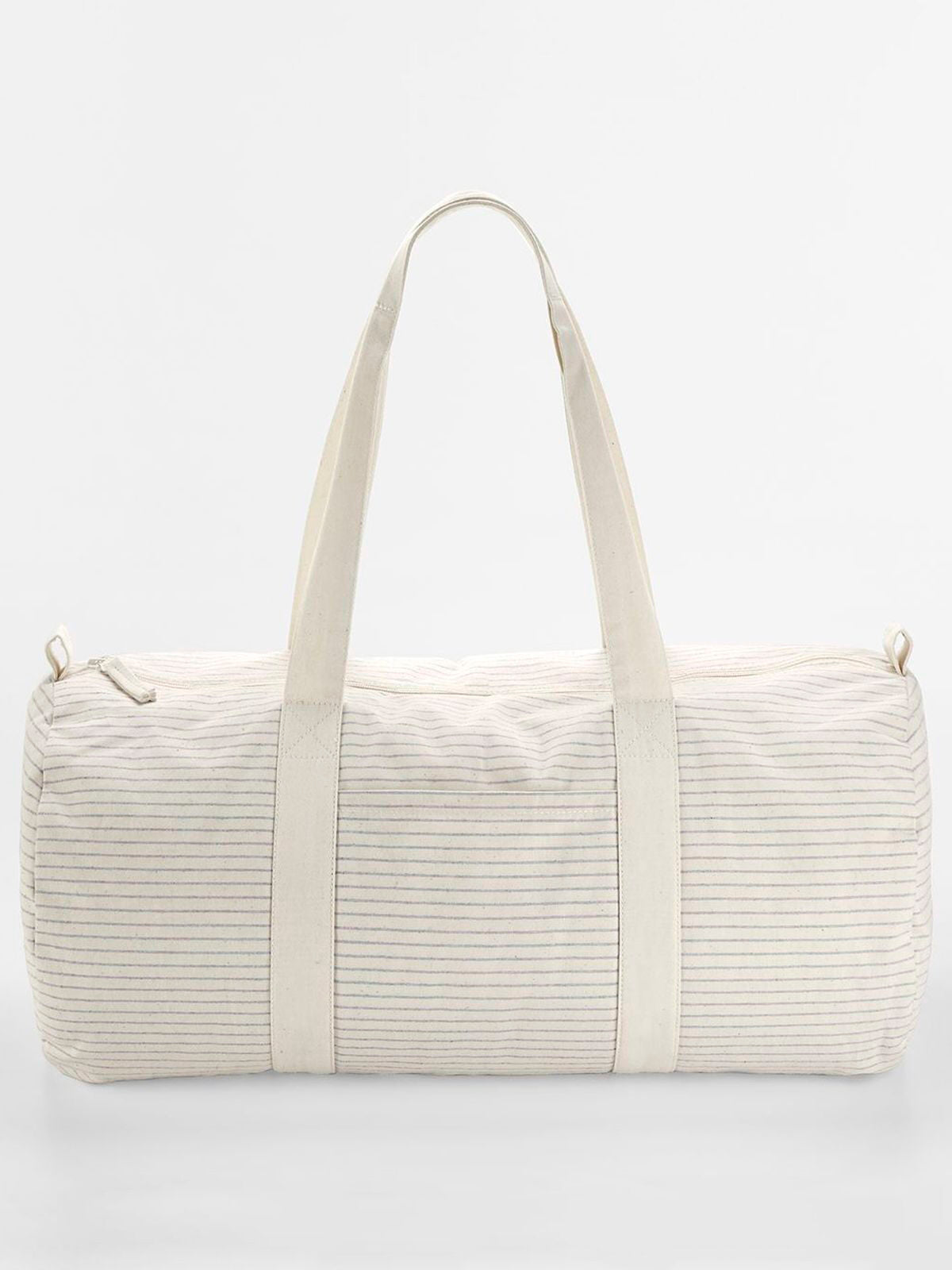 Striped Organic Cotton Barrel Bag