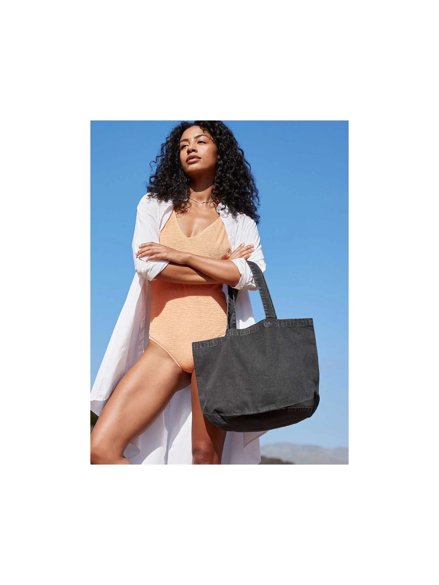 Garment Dyed Shopper W345