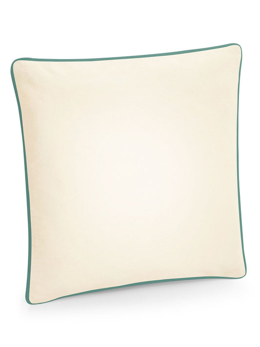Fairtrade Cotton Piped Cushion Cover