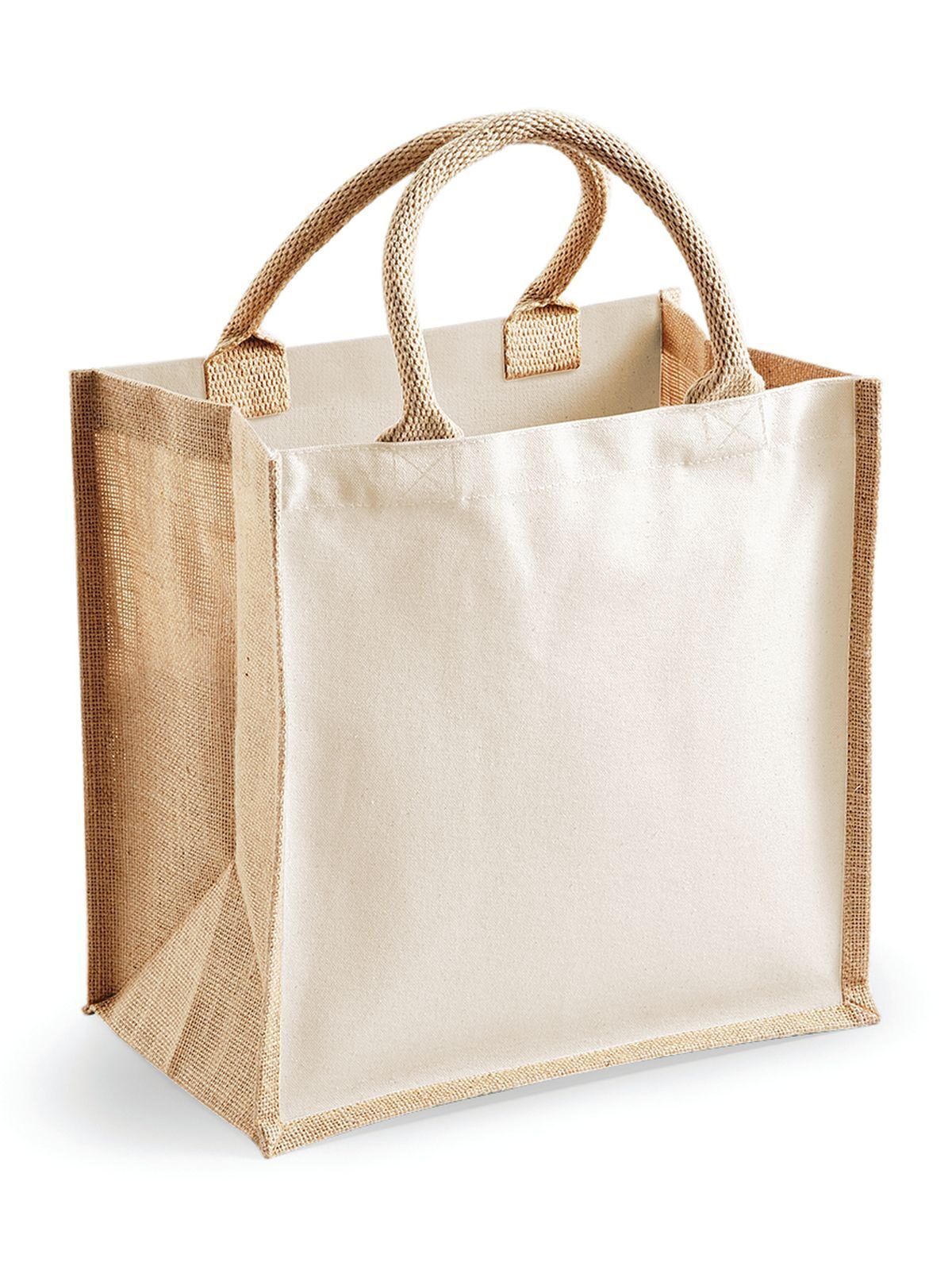 Printers Midi Jute Tote