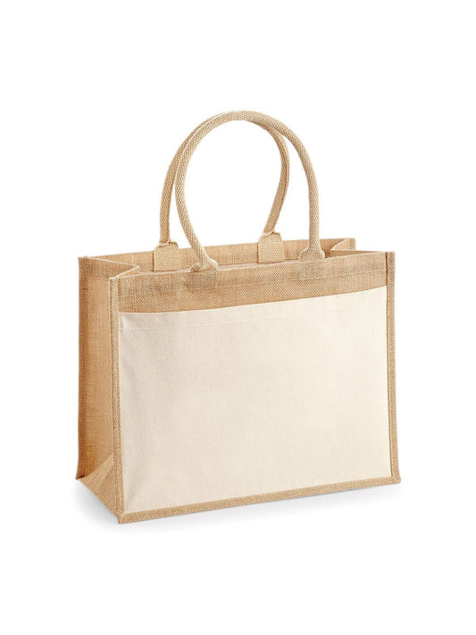 Cotton Pocket Jute Shopper