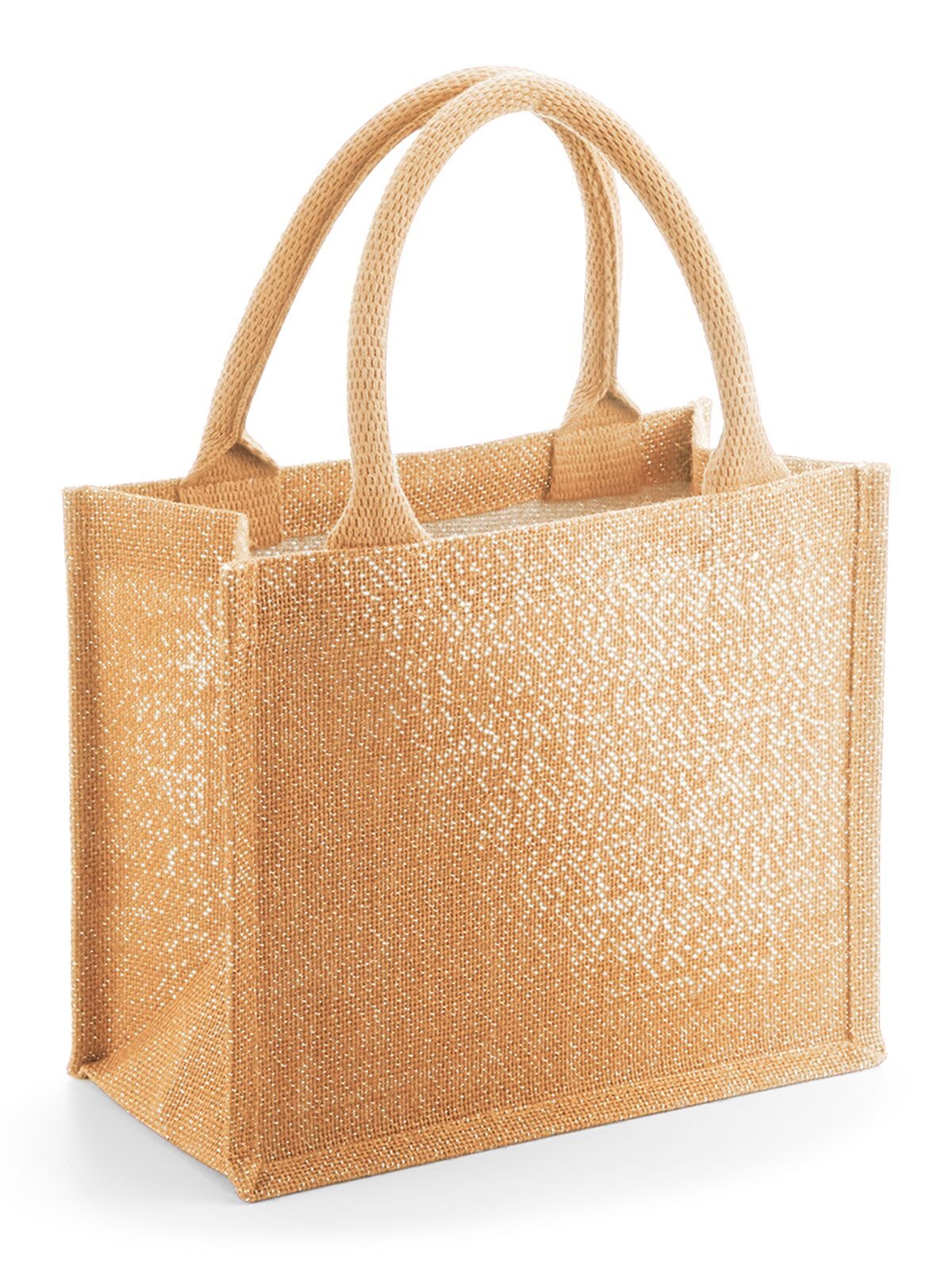 Shimmer Jute Mini Gift Bag
