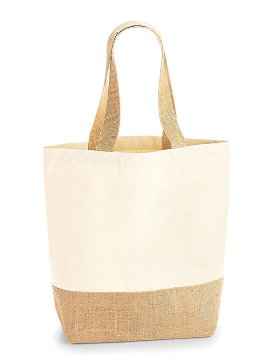 Jute Base Canvas Shopper