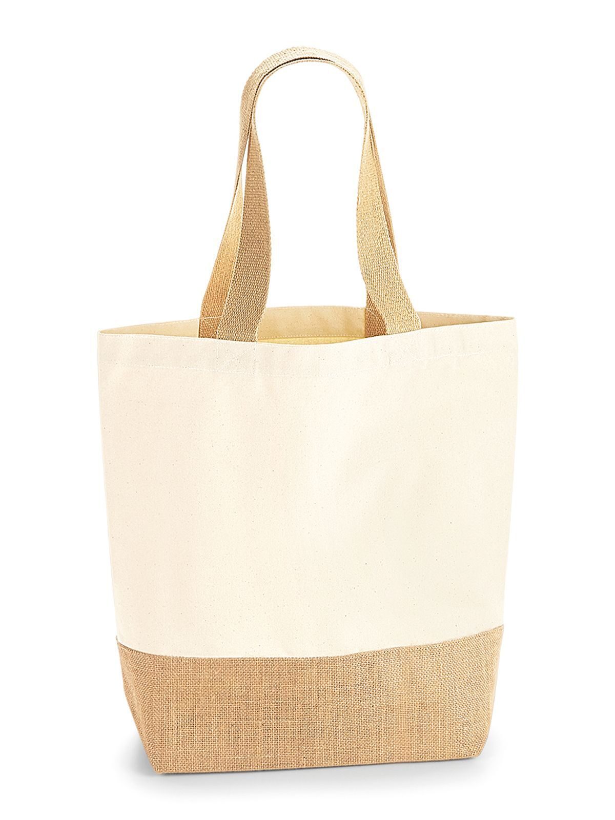 Jute Base Canvas Shopper