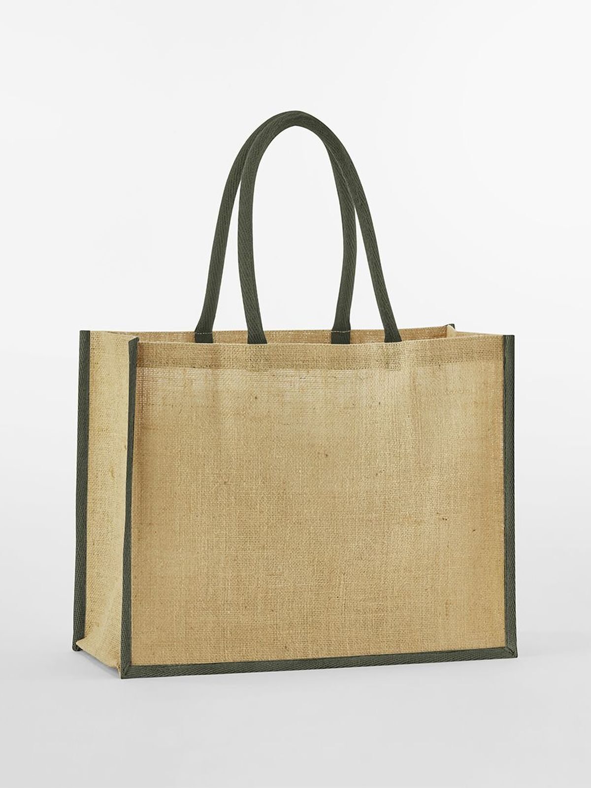 Natural Starched Jute Classic Shopper