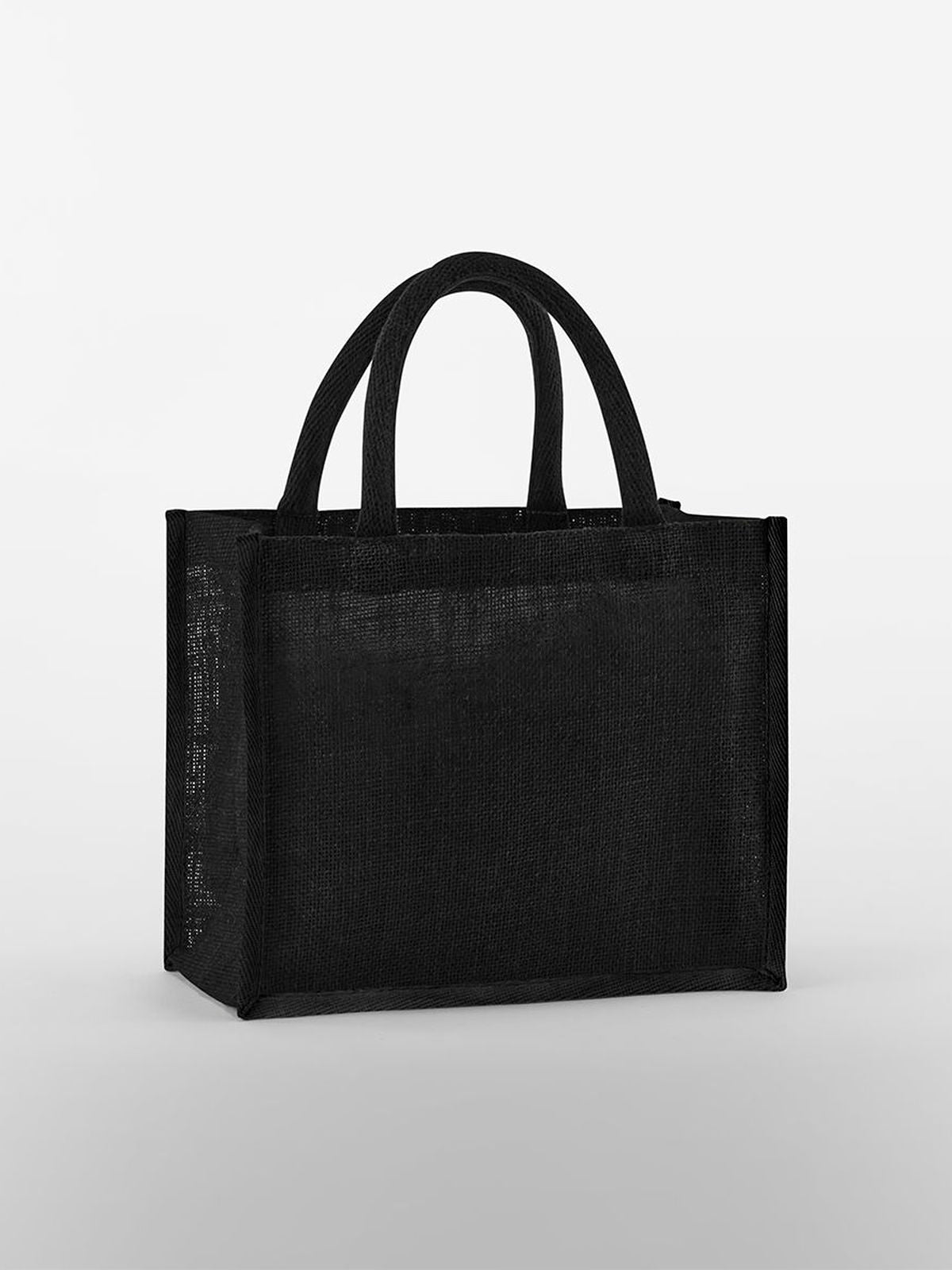 Natural Starched Jute Midi Tote