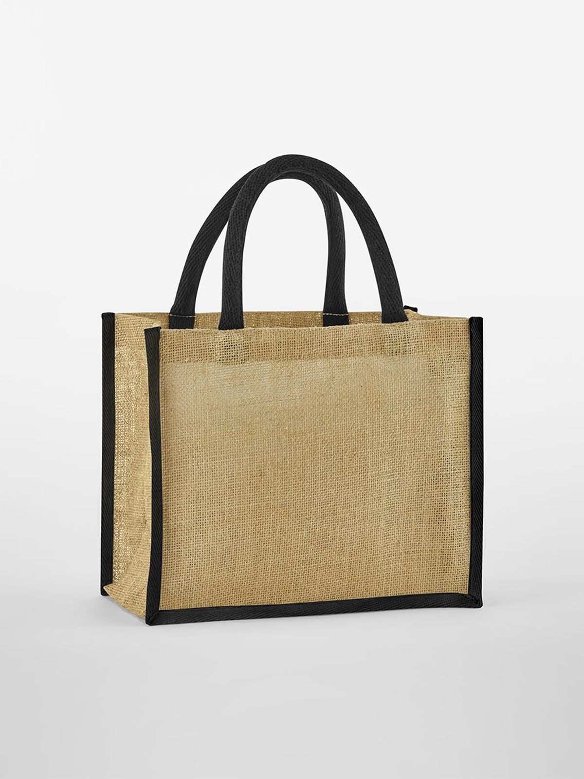 Natural Starched Jute Midi Tote