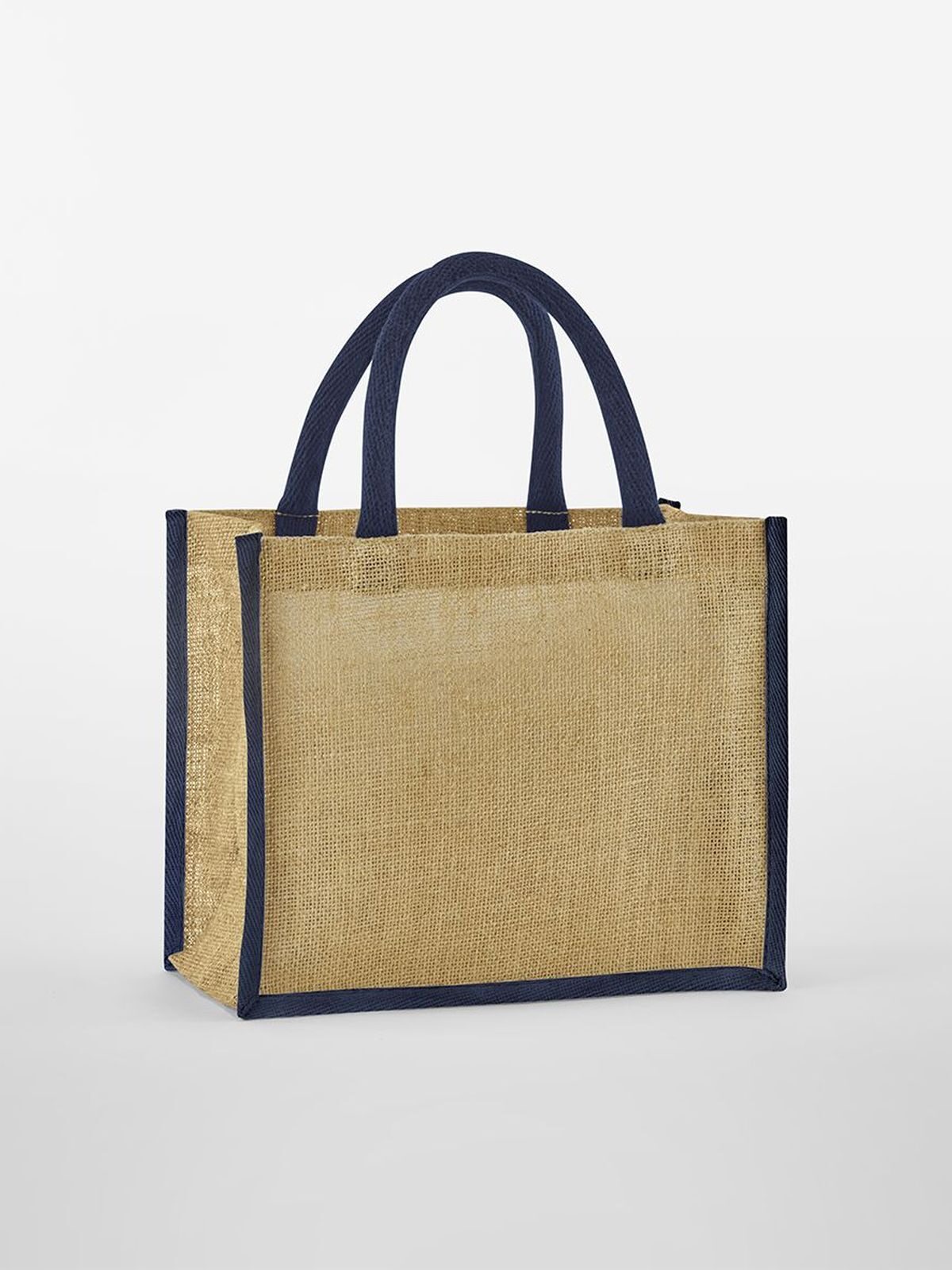 Natural Starched Jute Midi Tote
