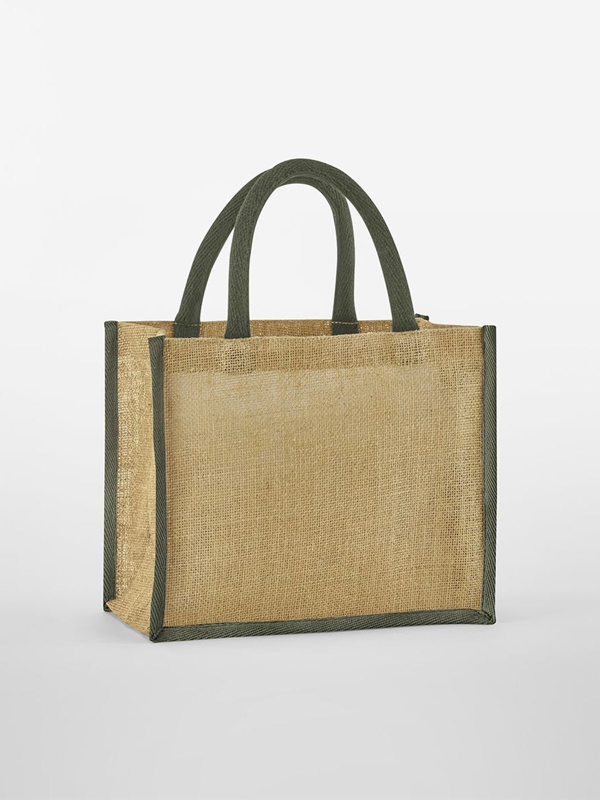 Natural Starched Jute Midi Tote