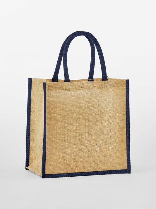 Natural Starched Jute Mini Gift Bag