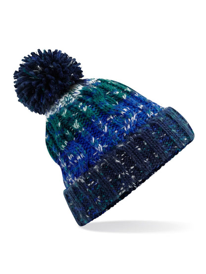 Corkscrew Pom Pom Beanie