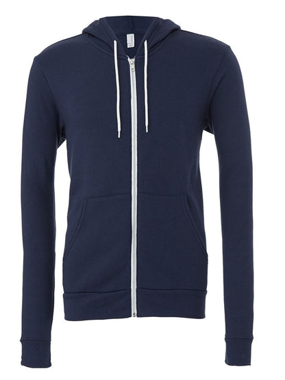 Unisex Sponge Fleece Full-Zip Hoodie