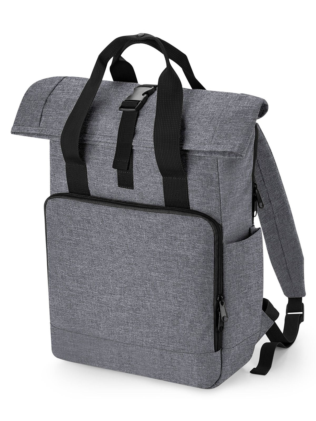 Recycled Twin Handle Roll-Top Laptop Backpack