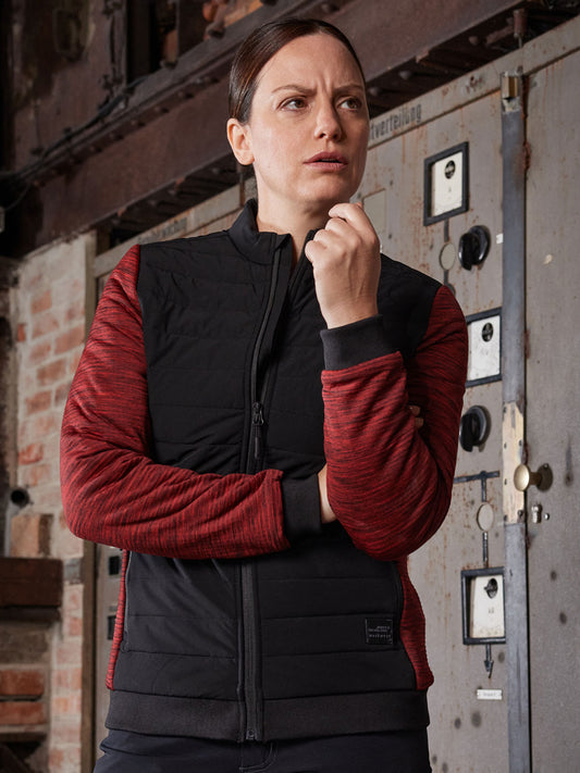 Ladies' Padded Hybrid Jacket
