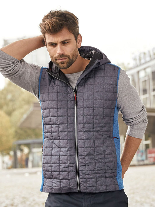 Men's Knitted Hybrid Vest