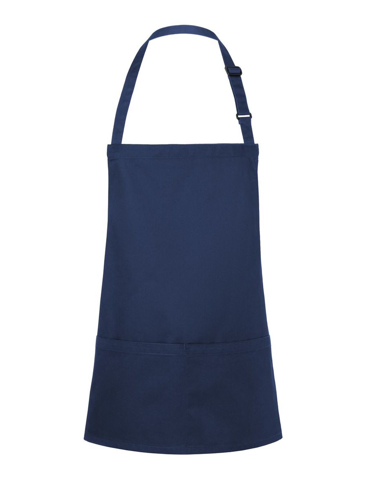 Short Bib Apron Basic With Buckle And Pocket