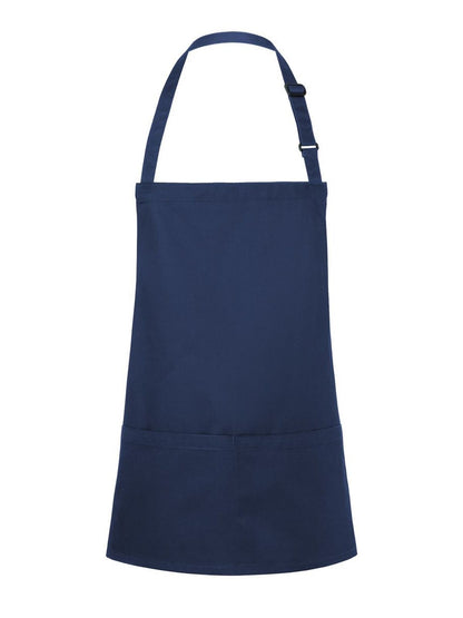 Short Bib Apron Basic With Buckle And Pocket