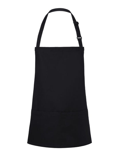 Short Bib Apron Basic With Buckle And Pocket