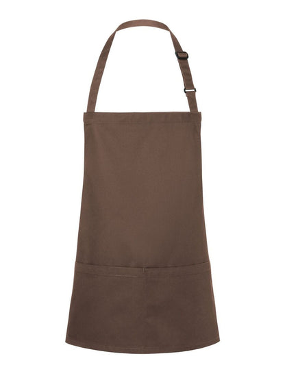 Short Bib Apron Basic With Buckle And Pocket