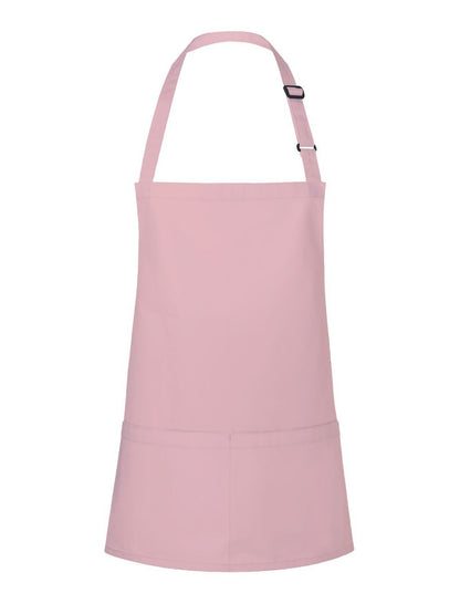 Short Bib Apron Basic With Buckle And Pocket