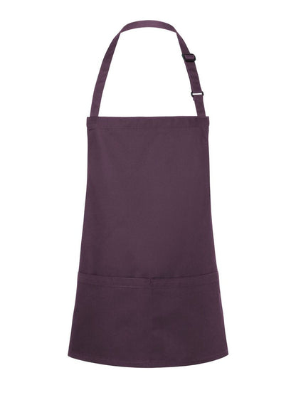 Short Bib Apron Basic With Buckle And Pocket