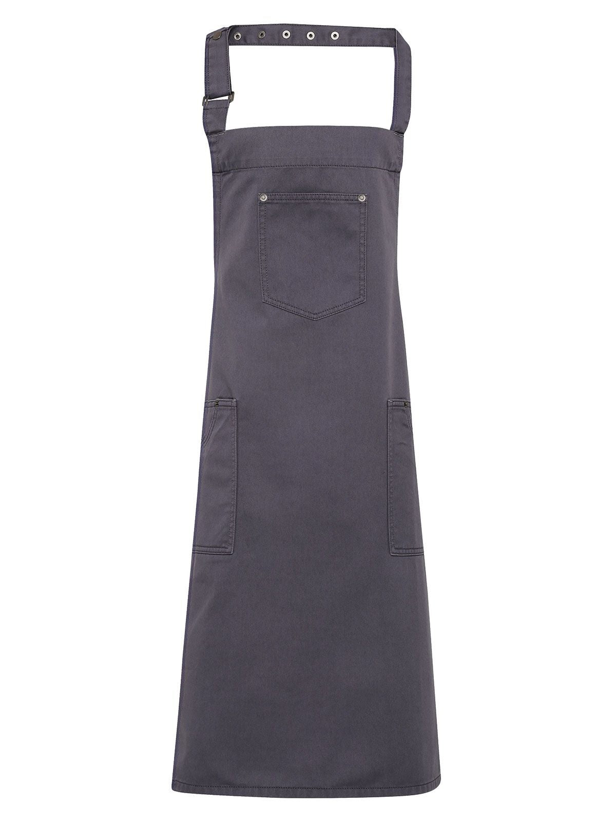 Cotton Chino Bib Apron