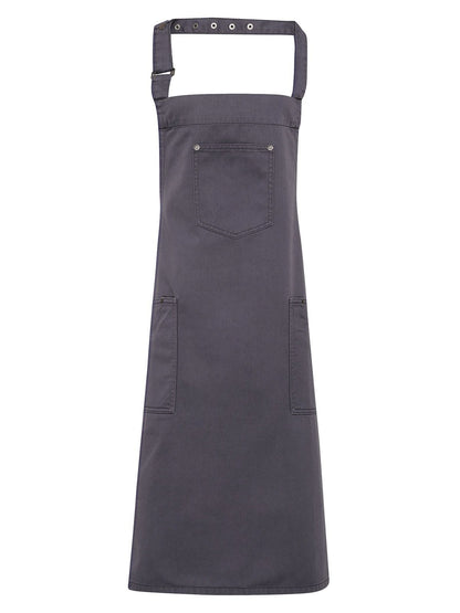 Cotton Chino Bib Apron