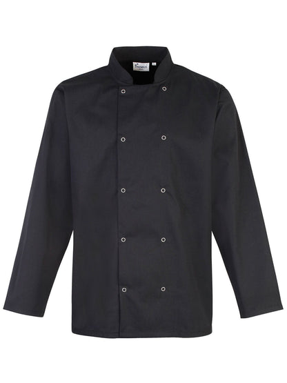 Long Sleeve Press Stud Chef'âs Jacket